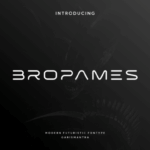 Bropames Font - Featured Image