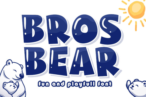 Bros Bear Font - Featured Image