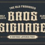 Bros Signage Font - Featured Image