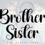 Brother Sister Font - Featured Image