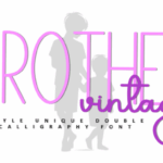 Brother Vintage Font - Featured Image