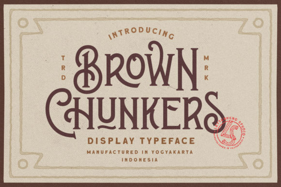 Brown Chunkers Font - Featured Image