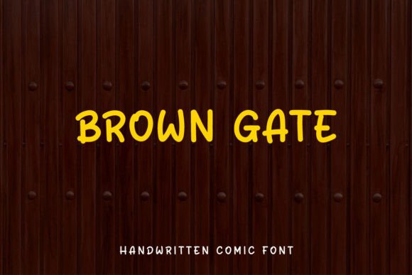 Brown Gate Font - Featured Image