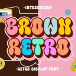 Brown Retro Font - Featured Image