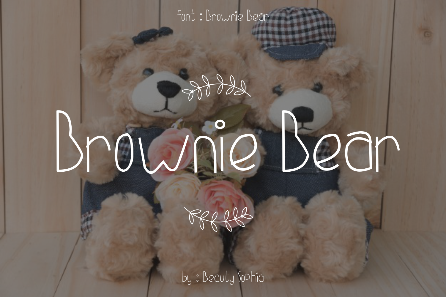 Brownie Bear Font - Featured Image