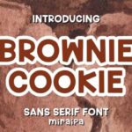 Brownie Cookie Font - Featured Image