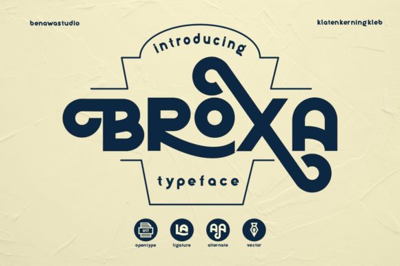 Broxa Font - Featured Image