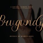 Brugundy Font - Featured Image