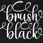 Brush Black Font - Featured Image