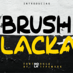 Brush Blackat Font - Featured Image