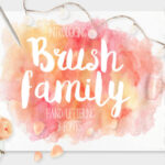 Brush Family Font - Featured Image
