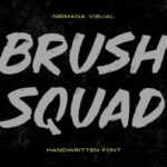 Brush Squad Font - Featured Image