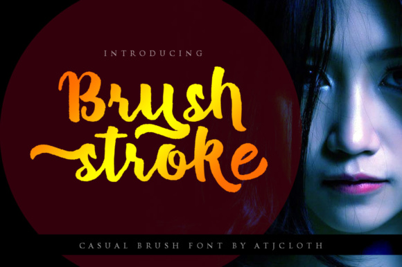 Brush Stroke Font - Featured Image