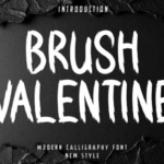 Brush Valentine Font - Featured Image