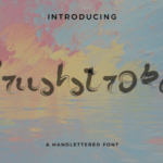 Brushstrokes Font - Featured Image