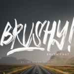 Brushy Font - Featured Image
