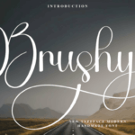 Brushy Font - Featured Image