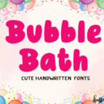 Bubble Bath Font - Featured Image