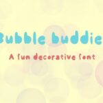 Bubble Buddies Font - Featured Image