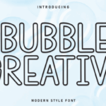 Bubble Creative Font - Featured Image