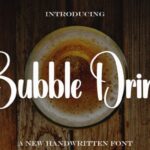 Bubble Drink Font - Featured Image