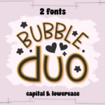 Bubble Duo Font - Featured Image