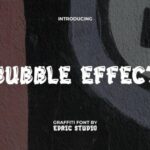 Bubble Effect Font - Featured Image