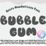 Bubble Gum Font - Featured Image