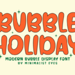 Bubble Holiday Font - Featured Image