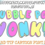 Bubble Pop Wonky Font - Featured Image