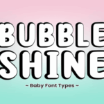 Bubble Shine Font - Featured Image