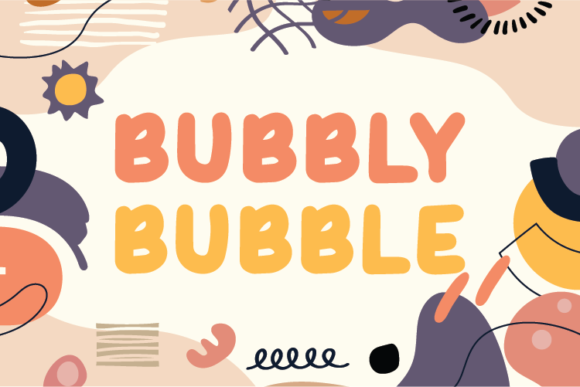 Bubbly Bubble Font - Featured Image