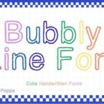 Bubbly Line Font - Featured Image