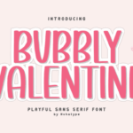 Bubbly Valentine Font - Featured Image