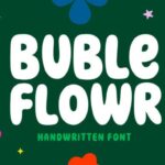 Buble Flowr Font - Featured Image