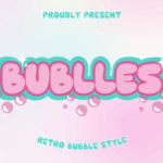 Bublles Font - Featured Image
