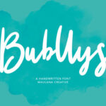 Bubllys Font - Featured Image