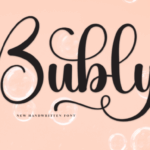 Bubly Font - Featured Image