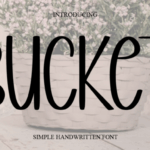Bucket Font - Featured Image