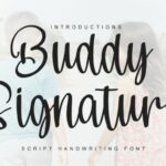 Buddy Signature Font - Featured Image