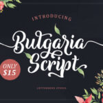 Bulgaria Script Font - Featured Image