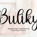 Buliky Font - Featured Image