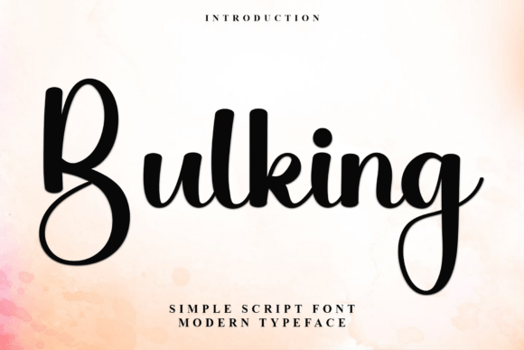 Bulking Font - Featured Image