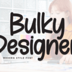 Bulky Designer Font - Featured Image