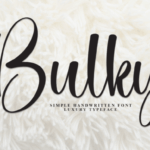 Bulky Font - Featured Image