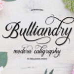 Bulliandry Font - Featured Image
