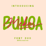 Bunga Mekar Font - Featured Image