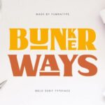 Bunker Ways Font - Featured Image