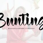Bunting Font - Featured Image