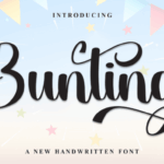 Bunting Font - Featured Image